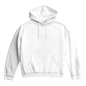 Premium White Pullover Hoodie