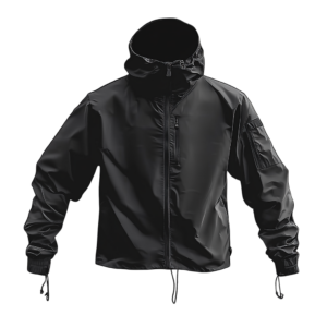 Urban Black Windbreaker Jacket